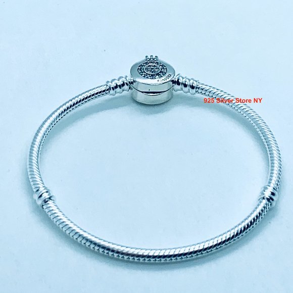 Pandora Moments SPARKLING CROWN O SNAKE Bracelet - Picture 3 of 10